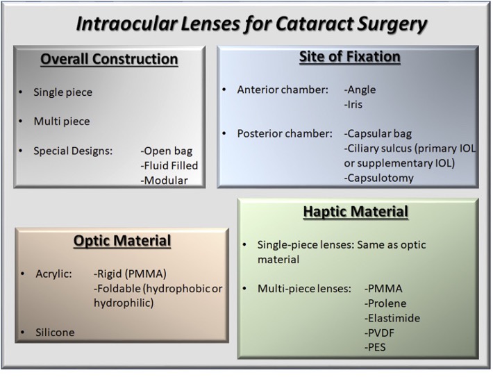 Primary Materials Used in Cataract Lenses Today