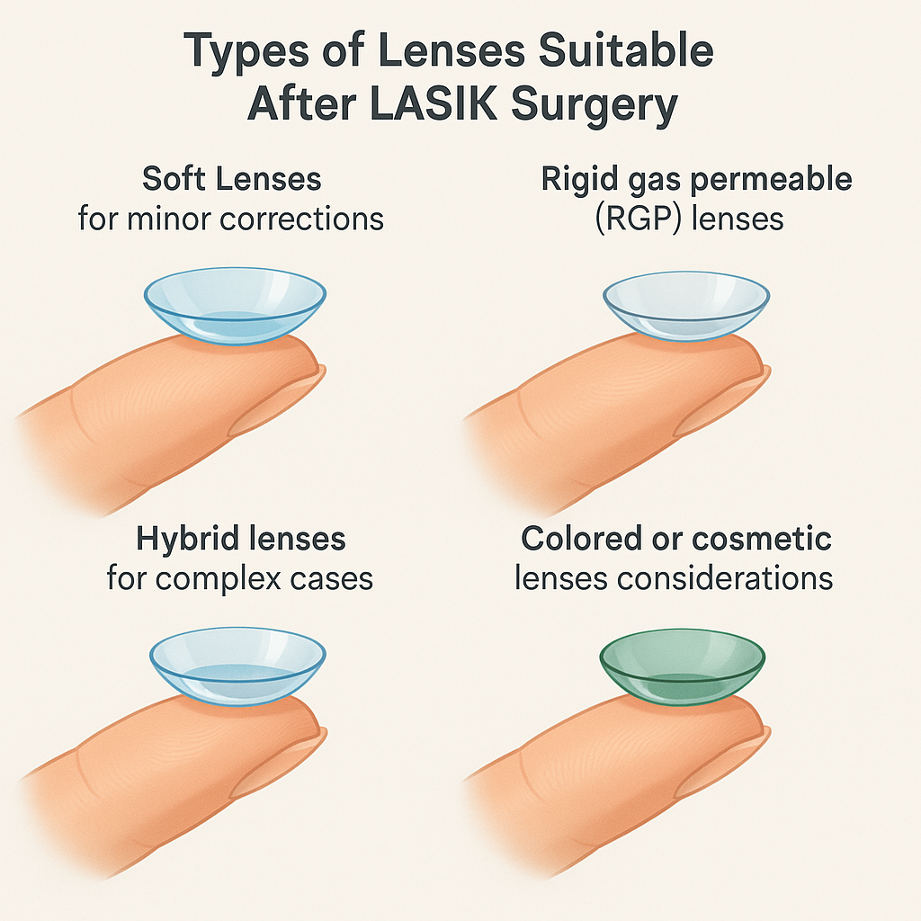 Types of Lens suitable after Lasik Surgery