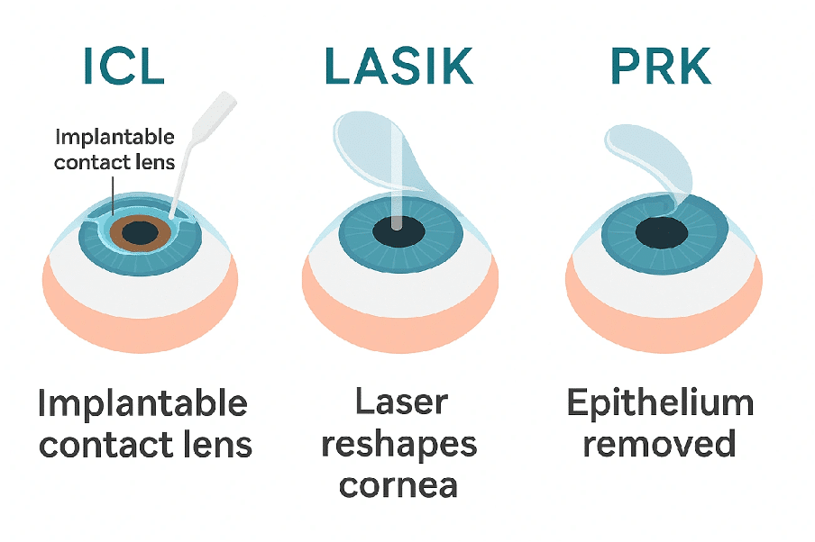 Choosing ICL VS LASIK