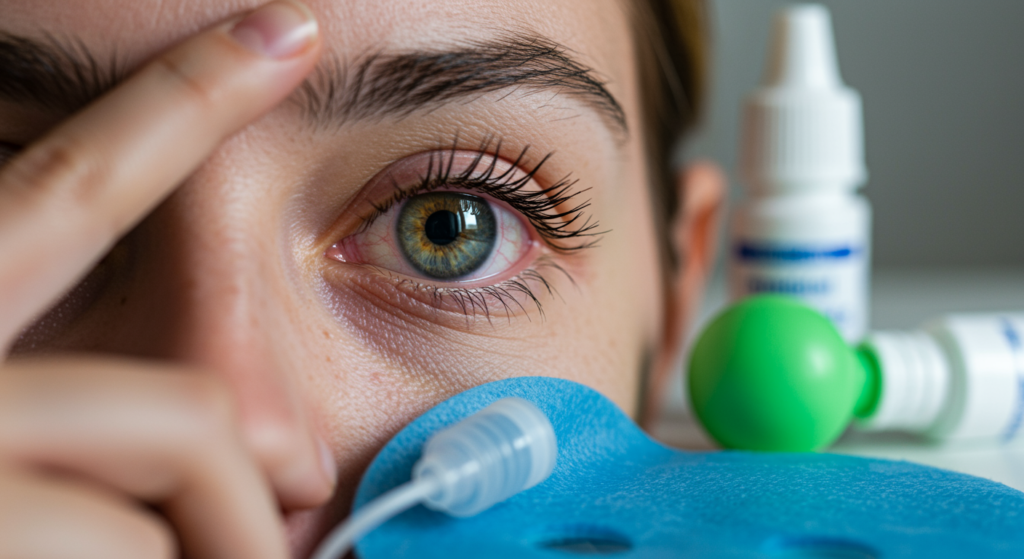 Keratoconus Eye Rubbing