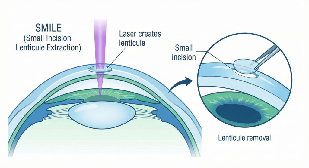 Smile Laser eye surgery