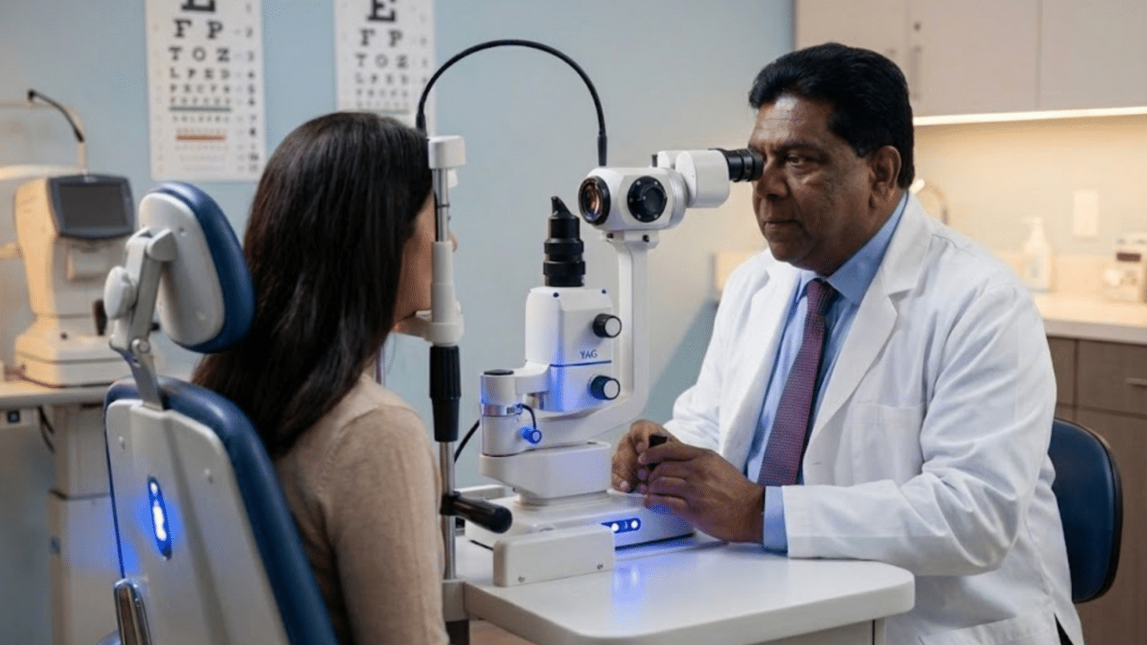 YAG laser capsulotomy price London
