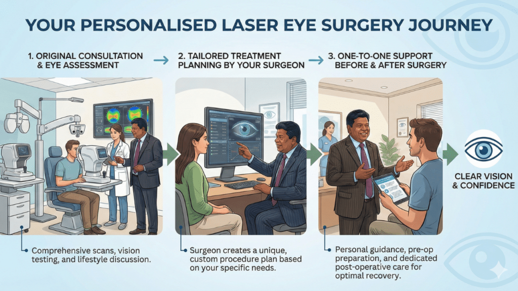 laser eye surgery journey
