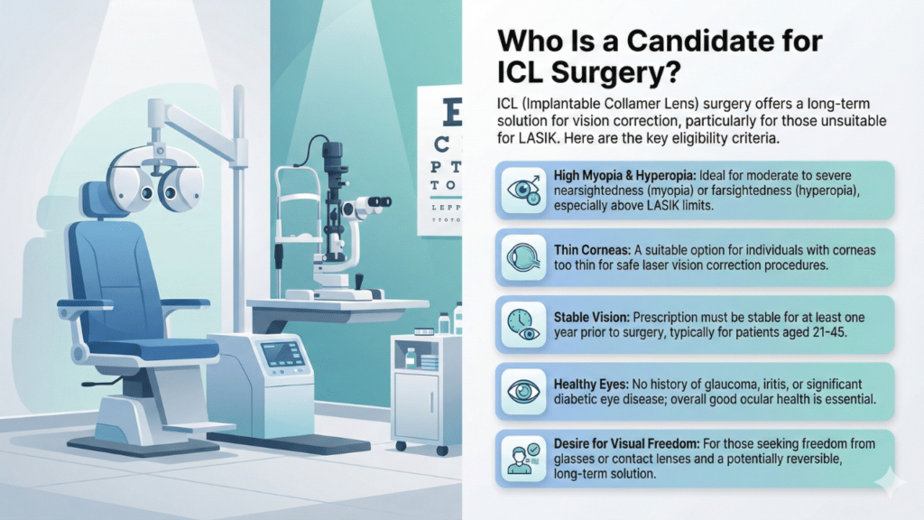 Who is a candidate for ICL Surgery